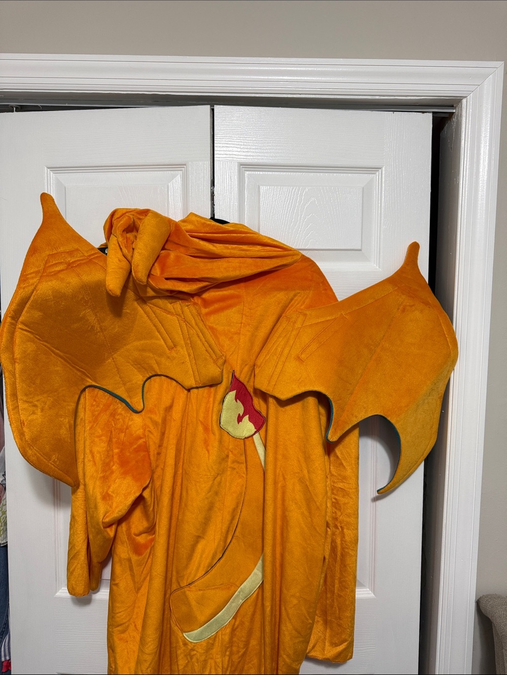 Pokemon Charizard adult Costume Onesie with Hood - Picture 6 of 6